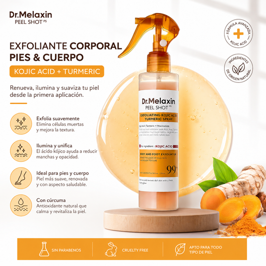 DR. MELAXIN PEEL SHOT (KOJIC ACID + TURMERIC SPRAY)
