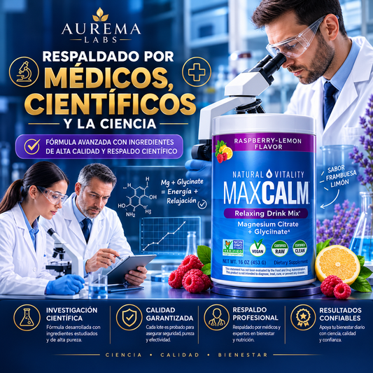 MAX CALM® Bebida Relajante de Magnesio